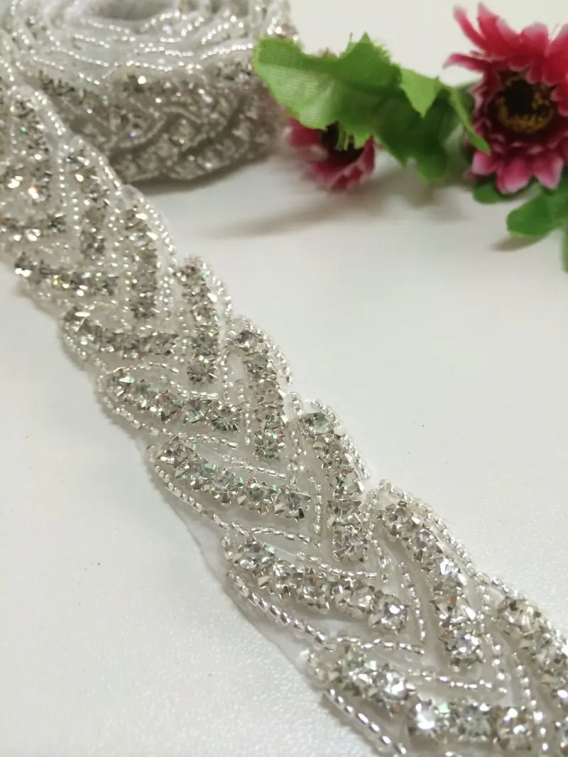 New Arrival Bridal Accessory Decorative Crystal Trimming Wholesale