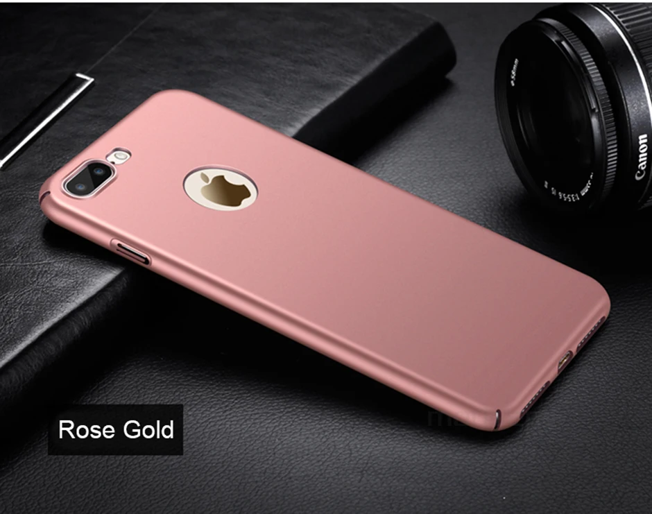 Luxury Hard PC Plastic Matte Back Cases For iPhone 6 Red Case 5 5s se 6s plus Covers For iPhone 7 plus red Full Phone Case Cover (16)