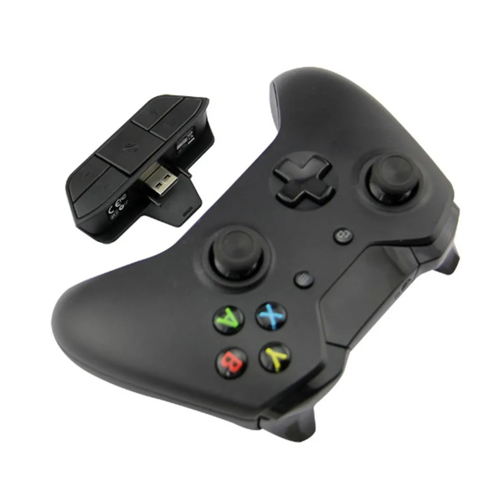Черный стерео гарнитура адаптер аудио конвертер наушников для Microsoft Xbox One