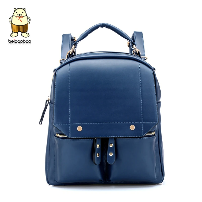 Autumn 2013 High Quality Fashionable Book Bags for College School Students Leather Bags Stylish ...
