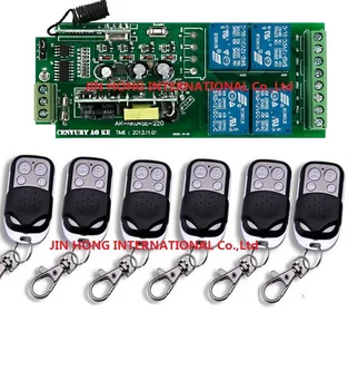 

Fr Shipping 85v~260V 110V 220V 240V 4CH RF Wireless Remote Control Relay Switch Security System Garage Doors Gate Electric Doors