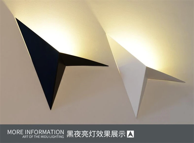 new creative design wall lamp ac90 260v 5w led wall light modern home hotel restaurant