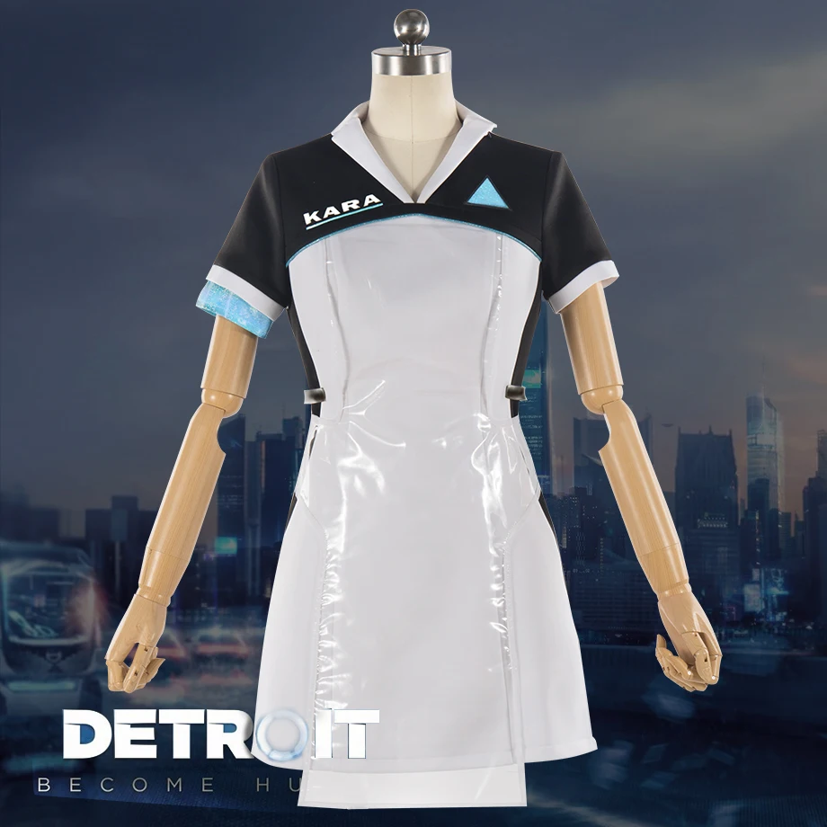 

New Game Detroit: Become Human Connor KARA Cosplay Costume Code AX400 Agent Outfit Girls Unifrom Cosplay Costume for Halloween