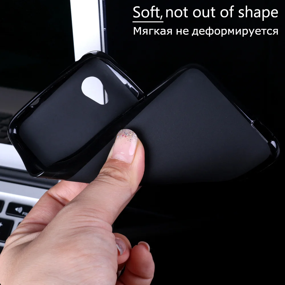 KALC1306_2_JONSNOW Pudding Soft Case for Alcatel 1 5033D Cases Soft Gel Silicone Cover Protective TPU Back Cover for Alcatel 1 Phone Case