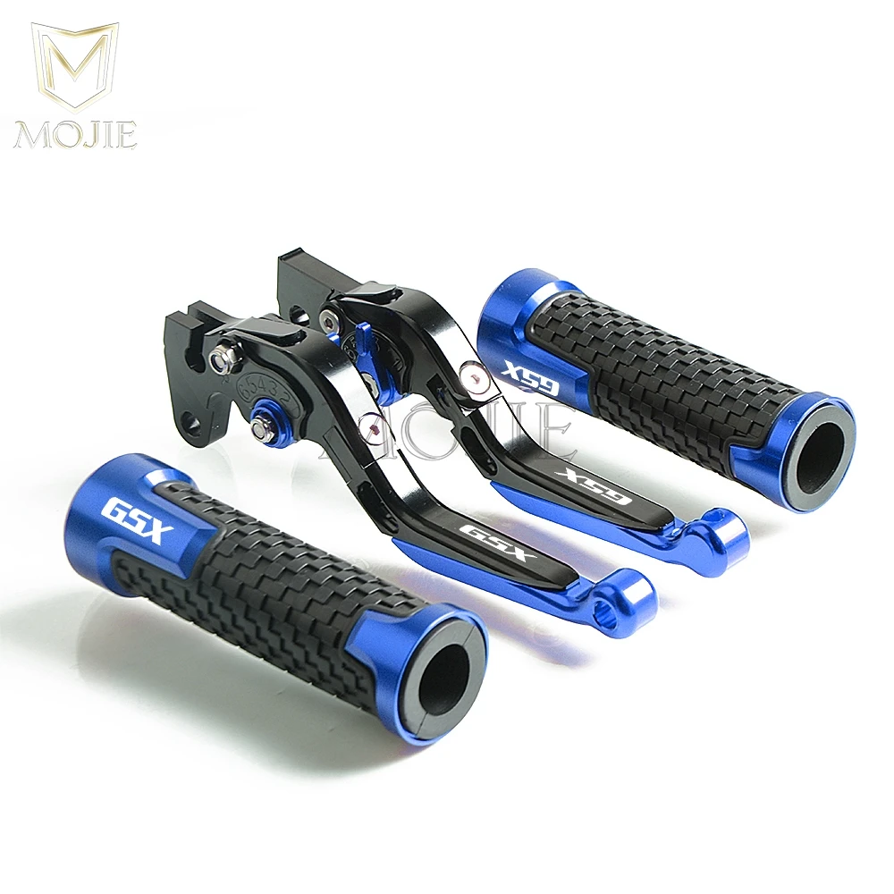 

Motorcycle CNC Folding Brake Clutch Levers Handlebar Hand Grips For Suzuki GSXR750 GSX-R750 GSXR GSX-R 750 2006-2010 2011-2020