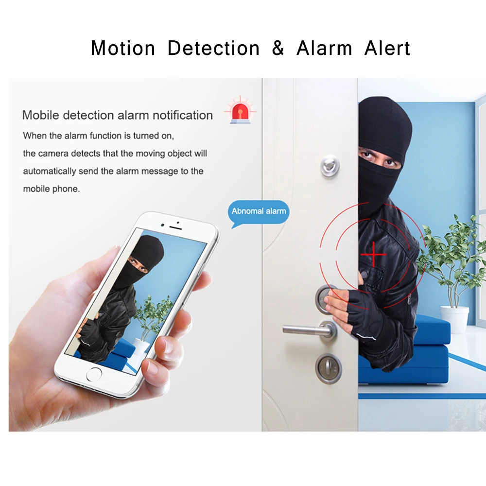 SECTEC 720P домашняя беспроводная ip камера видеонаблюдения сеть WiFi детский монитор