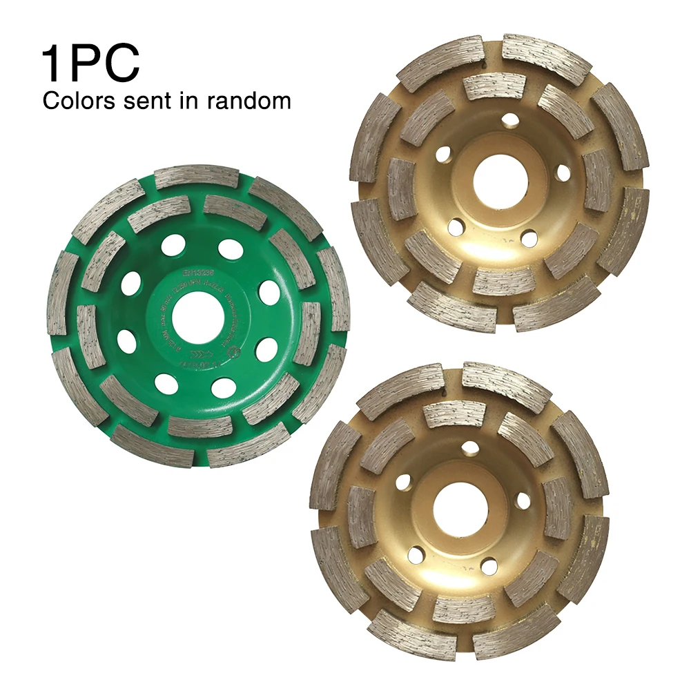

Diamond Grinding Wheel Disc Abrasive Marble Ceramics Bowl Shape Double Teeth Polishing Concrete Granite Power Tool Random Color