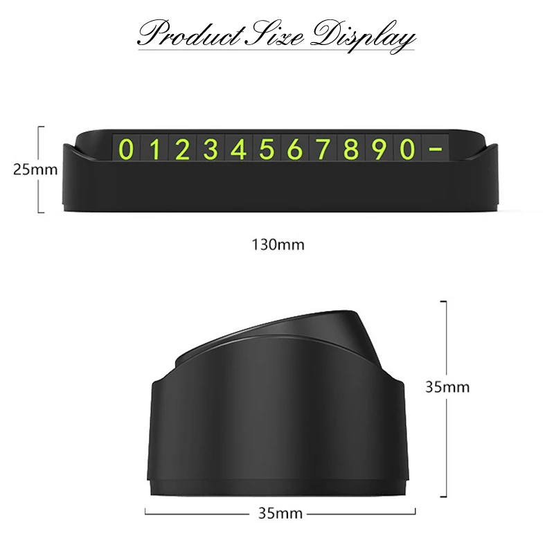 Скрытый номер телефона, автомобильная Временная парковочная карта, пластина для автомобиля, Стайлинг, авто телефон, номер, Флиппер, переключатель, наклейки на автомобили