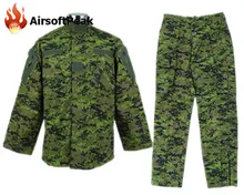 Мужская Молния Мандарин Воротник С Длинным Рукавом Брюки Охота Airsoft Военная Тактическая Камуфляж Равномерное Ghillie Костюм
