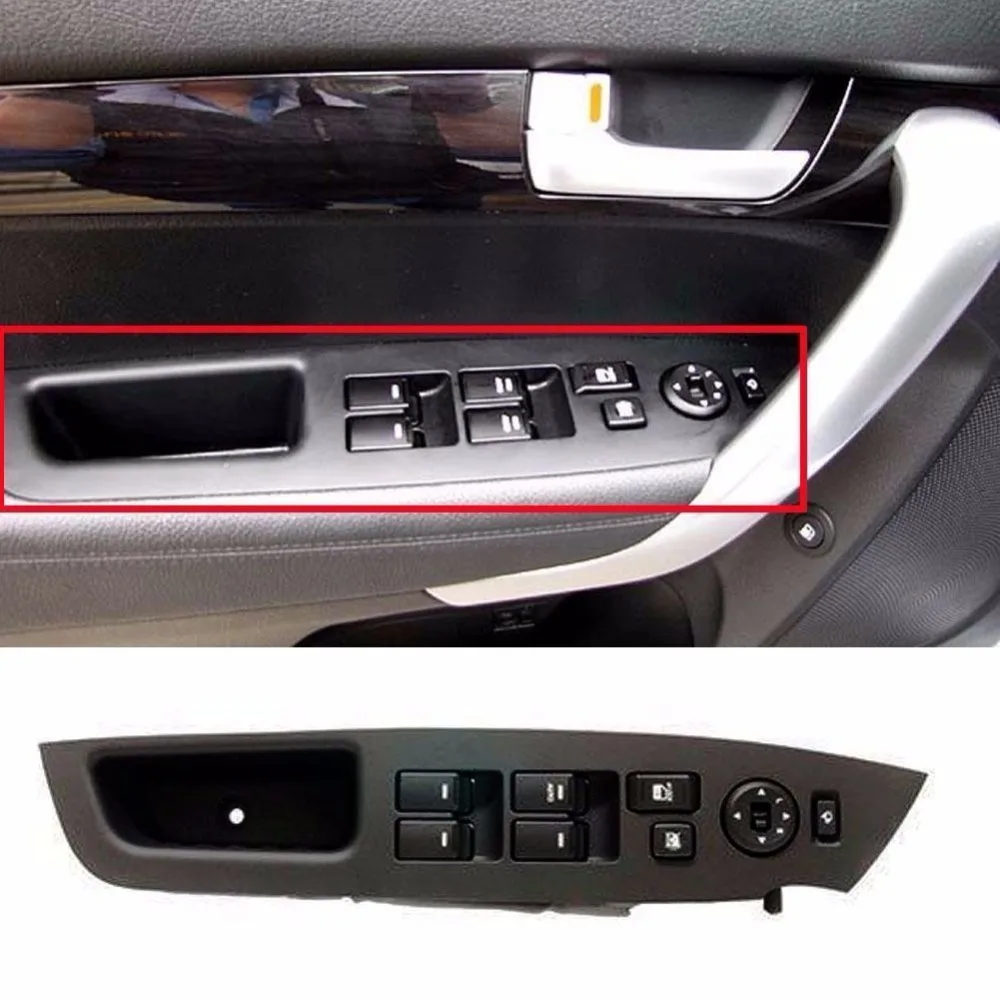 

OEM Genuine 935702P100VA Window Lever Switch Left For Kia 2010-2014 Sorento Front Left Driver Side Master Power Window Switch