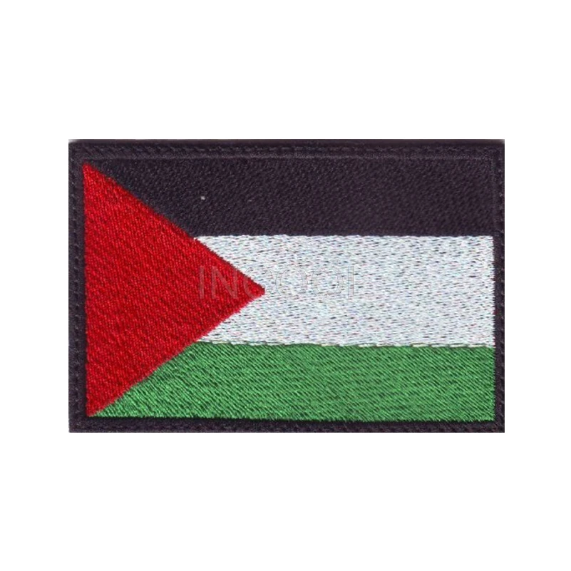 

Embroidery Patch Palestine Flag Military US Army Morale Patch Tactical Emblem Badges Appliques Embroidered Patches For Clothing