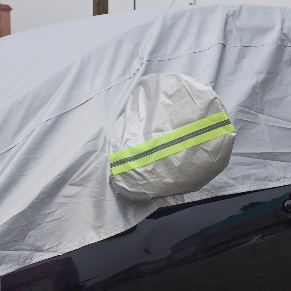 Половина покрытия автомобиля УФ-защита водонепроницаемый наружный внутренний щит универсальные автомобильные чехлы Защита от пыли