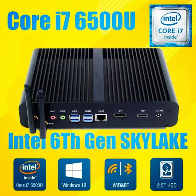 6gen Core I7 6500u 6600u Intel Hd Graphics 520 Mini Computer Skylake Pc Windows 10 Gigabit Lan Wifi Hdmi Dp 4k Display Htpc Aliexpress Com Imall Com