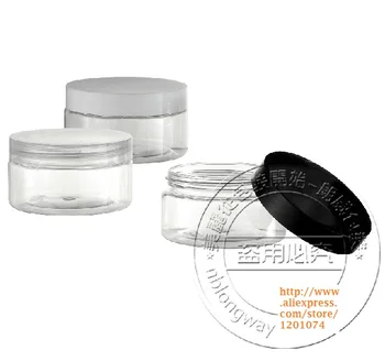 

Wholesale,100G Cream Jars,Empty Cosmetic Container,Small plastic Box,MINI Canister,Sample Makeup Sub-bottling,Free shipping
