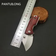 Мини D2 складной нож высокой твердости Самозащита лагерь саблей оригинальность деревянная ручка карман на открытом воздухе оборудование инструмент Горячие Лезвия