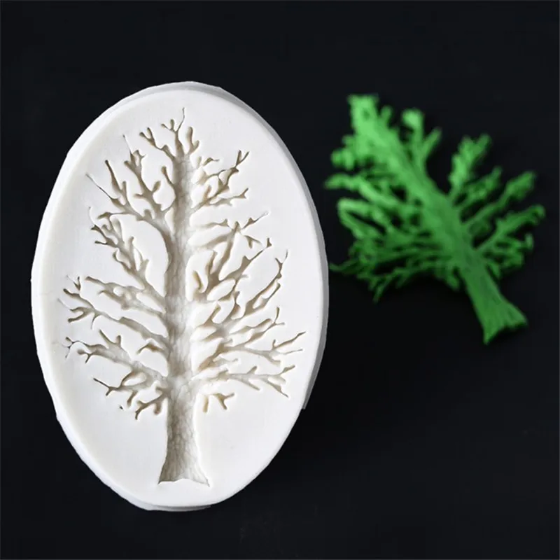 

Christmas tree shape 3D Craft Relief Chocolate confectionery Silicone Mold Fondant Sugarcraft Cake Kitchen Decorating DIY Tools