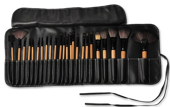 Professional Makeup Brushes 24 Pcs Brushes for MAC Makeup Cosmetic Kit Set  Kabuki Foundation Makeup Brush Holder - AliExpress