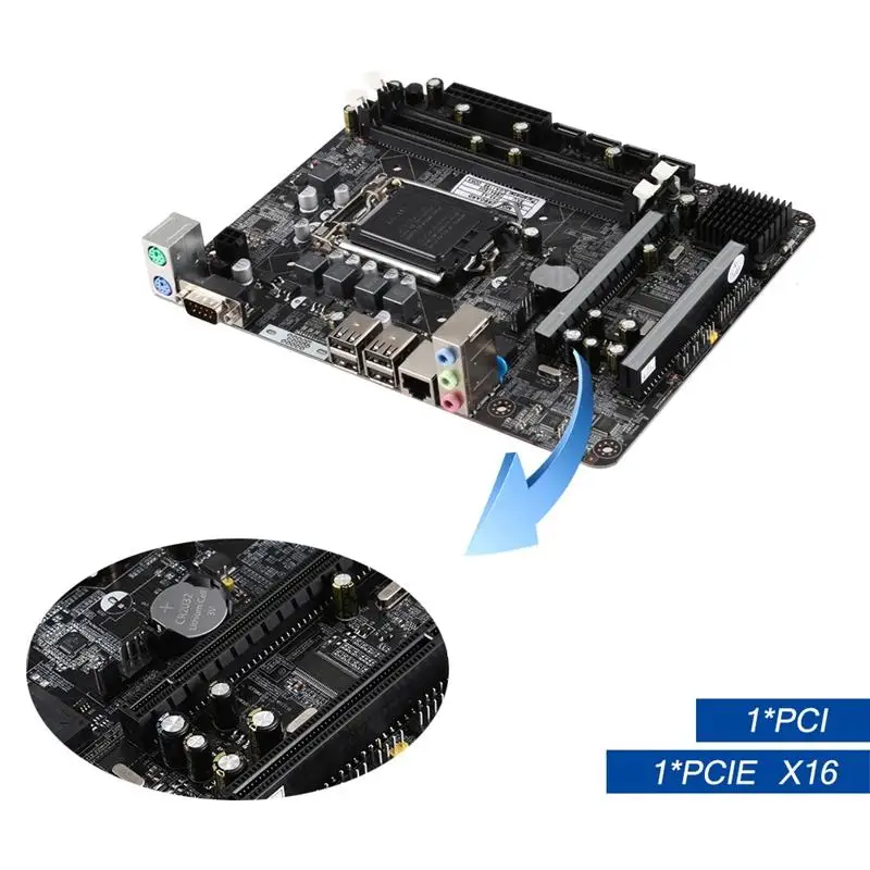 HOT-P 57 Pm 55 P55 материнская плата для рабочего стола, Lga1156 материнская плата компьютера макс. память 8 ГБ 2 x Ddr3 1333/1066 МГц Usb2.0 материнская плата