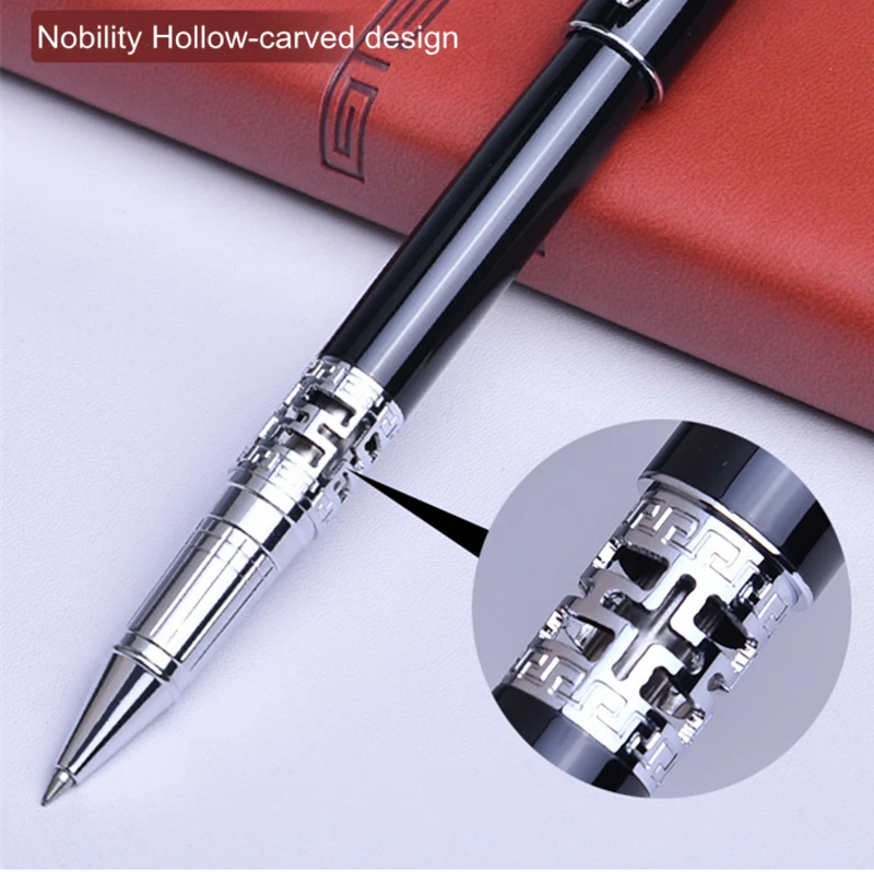 Nobility Hollow-carved design Business metal Roller pen stationery gift supply onisidus On-0899