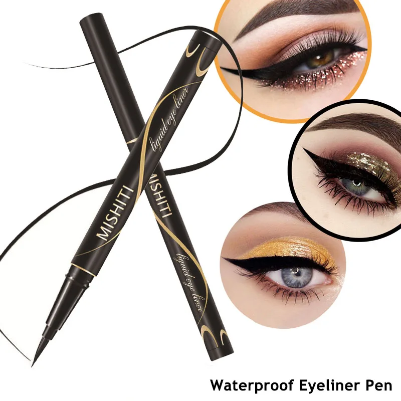

Black Eyeliner Best Waterproof Liquid Eye liner Pen High Pigment & Long Lasting Makeup Eyeliner