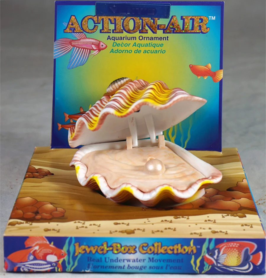 Hot Aquarium Decoration Tropical Clam Fish Tank Ornament Decor for