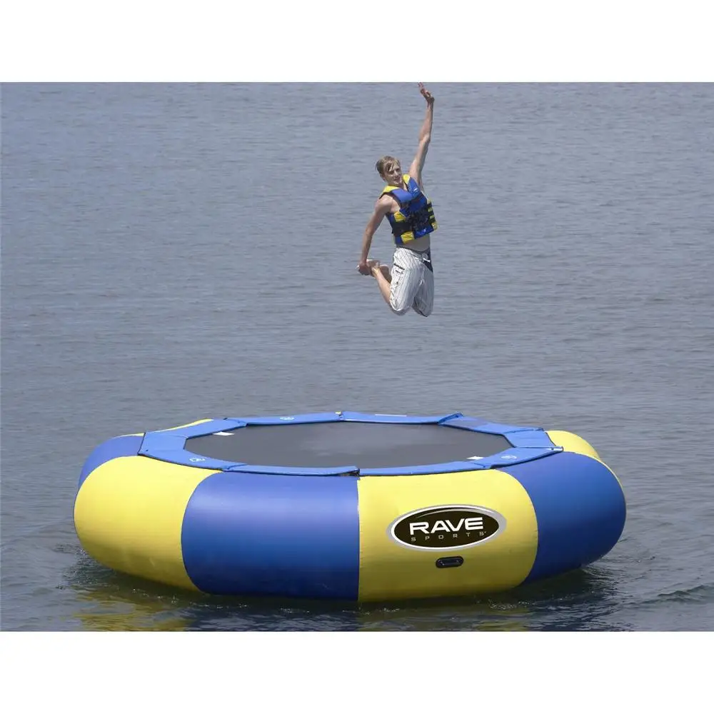 

(Specialty store) water trampoline 2 M 3 M,4M,5M diameter 0.6mm PVC inflatable trampoline or inflatable bouncer summer water toy
