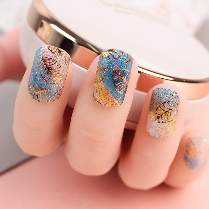 5pcs Nail Stickers Sets Flower Decals Water Transfer Fingernail Decoration | Красота и здоровье