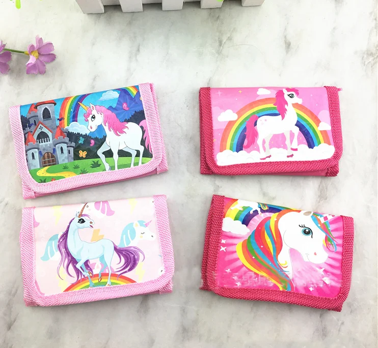 

12Pcs Unicorn Miraculous Ladybug Marinette Mini Purses Money Bag Coin Pouch Children Purse Small Wallet For Kids Party Supplies
