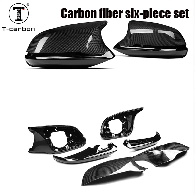 

Automobile accessories Carbon Fiber Mirror Assembly Covers Caps Shell for BMW 1 2 3 4 series Replacement