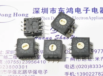 

5PCS/LOT Taiwan DIP round up to 16 bit 0-F encoding switch, RM3AF-16 rotary switch, SMD 3:3