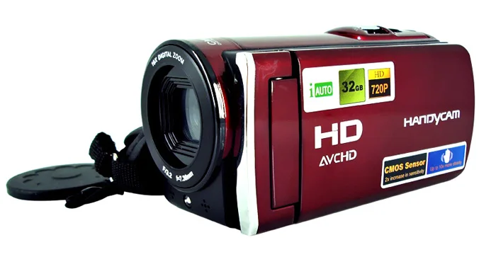 Бесплатная доставка winait 12MP 5.0MP CMOS профессиональная видеокамера DVR 3 0 &quot720P HD