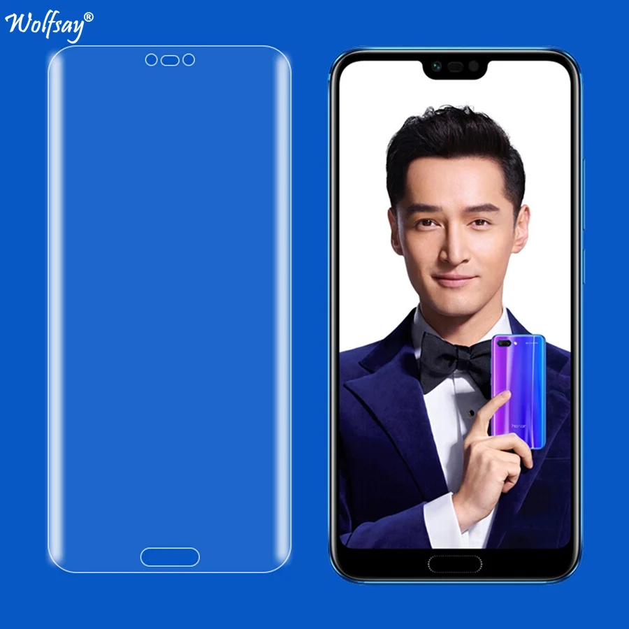 Honor 10 COL l29 Мягкий край ТПУ пленка Huawei защита экрана мягкое закаленное стекло для