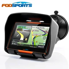 Fodsports обновленный 256 м ОЗУ 8 Гб флэш 4,3 дюймов мото GPS навигатор Водонепроницаемый Bluetooth мотоцикл gps автомобильная навигация бесплатные карты