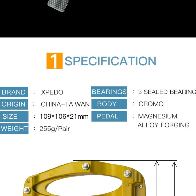 XPEDO велосипедные педали магния MTB горный велосипед SPRY XMX24MC сверхлегкие педали 255 г 6 цветов