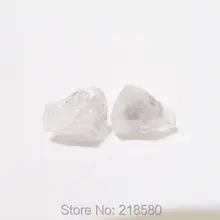 H-CE65 сырой прозрачный кварцевый кристалл серьги-гвоздики