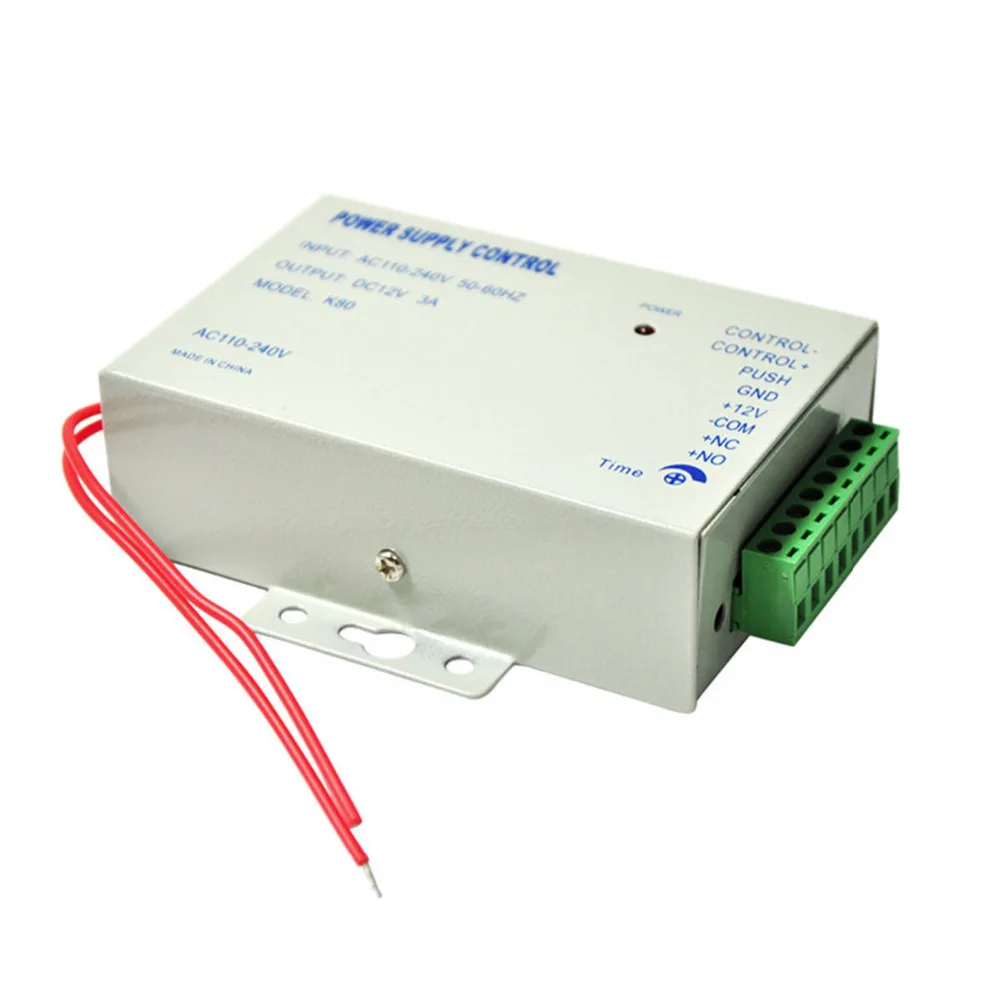 

DANMINI DC 12V 3A Door Access Control System Switch Power Supply 110~240V RFID Fingerprint Access Control System Free Shipping