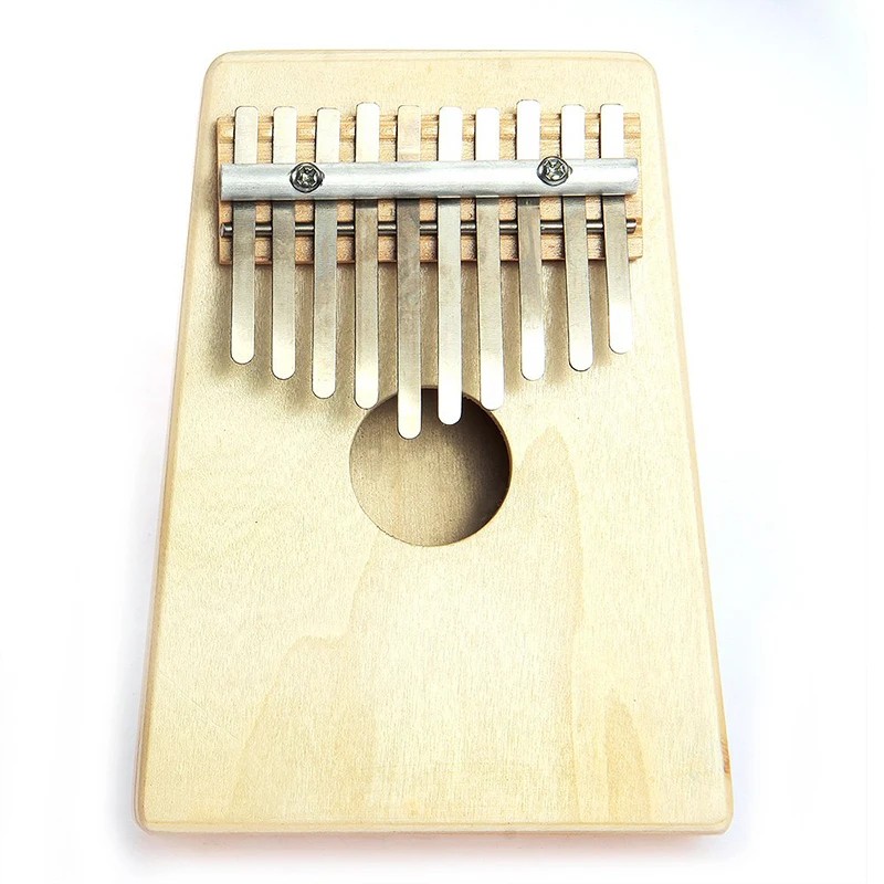 Mbira 10 Ключ палец «пианино для больших пальцев» Mbira Kalimba Tines Деревянный K arimbaHugh Tracey Marimba ударный музыкальный инструмент