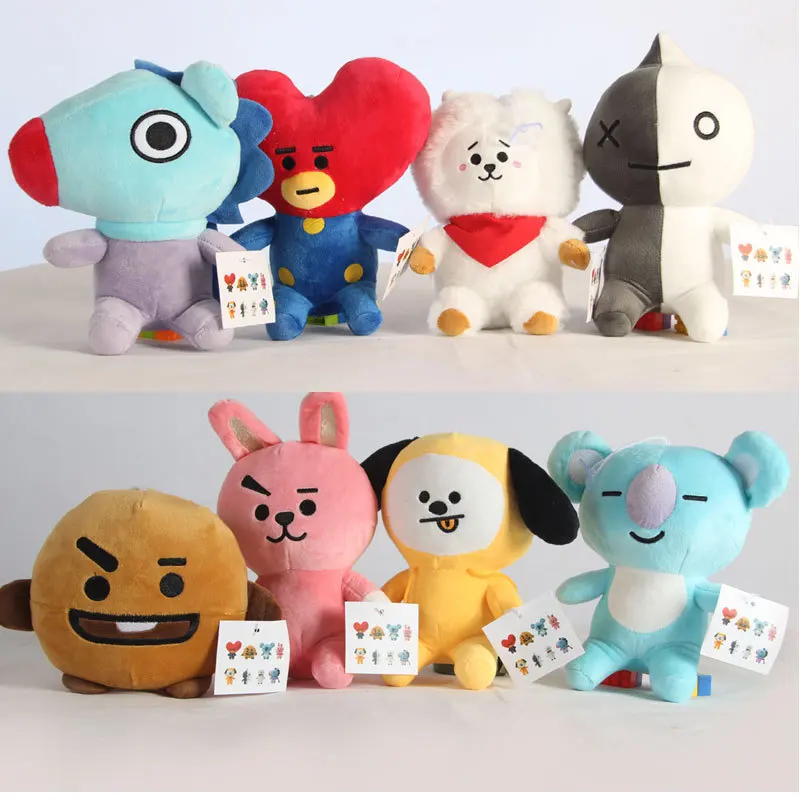 

Bulletproof youth group doll pillow jt TATA figure RJ SHOOKY plush toy