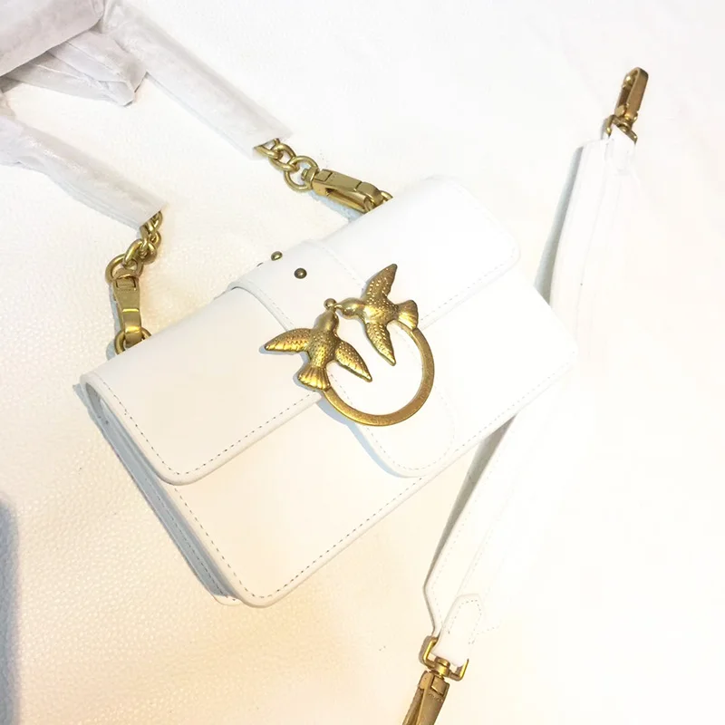 

designer genuine Leather Handbags Women Messenger White Bags Crossbody Bag Fashion Swallow Bags Famous brand Woman Ladies totes