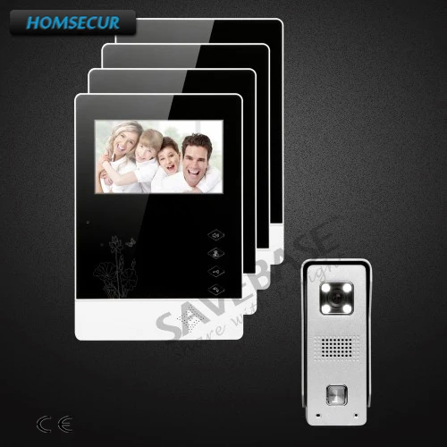 

HOMSECUR 4.3inch Wired Video Security Door Phone with Shipping from Russia Warehouse 1V4