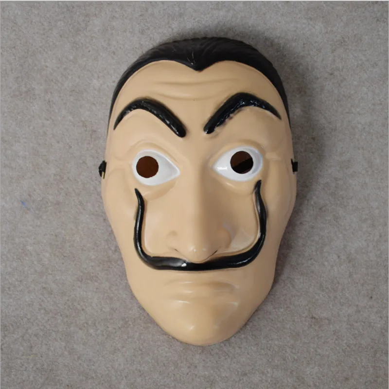 Аниме маски La casa de papel карточный домик Dali маска Хэллоуин вечерние Косплэй шоу