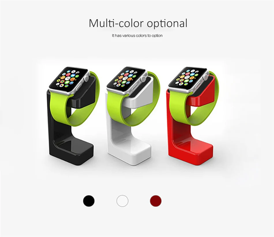 !ACCEZZ ABS 2 in 1 Stand Holder For Apple i Watch Bracket Charging Cradle Stand Universal Charger Dock For Smart Watch Bracelet (2)
