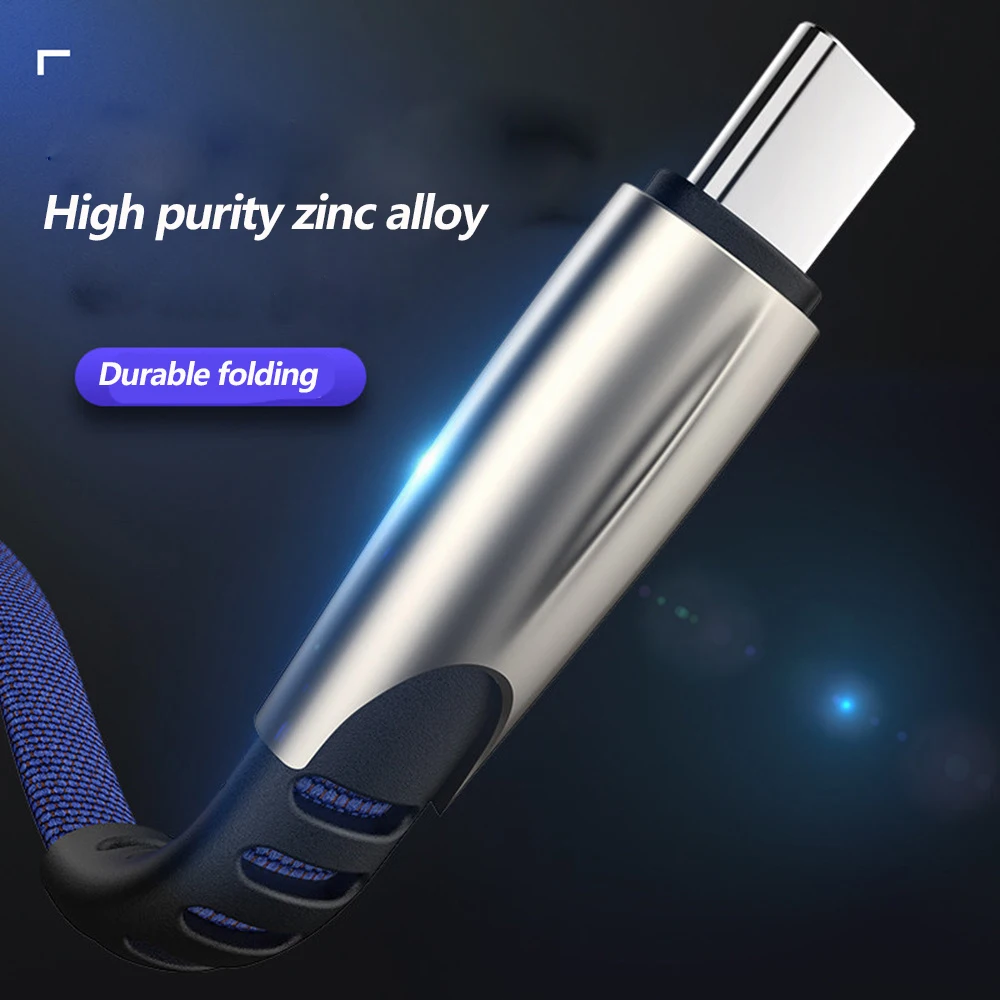 Choetech Usb نوع C المصغّر Usb كابل سريع شحن Qc3.0 الهاتف المحمول كابل بيانات ل فون Xs ماكس Xiaomi هواوي Usb- c كابل