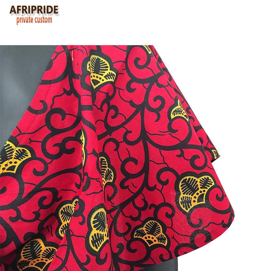 Сексуальное Африканское платье для женщин AFRIPRIDE плащ рукав лодыжки длина ноги