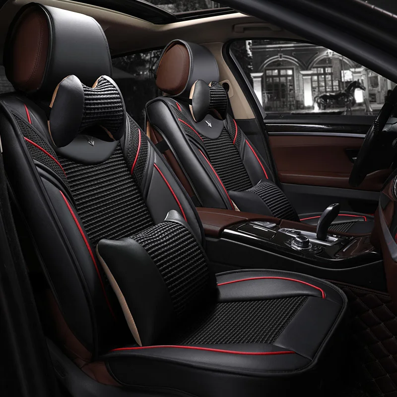 Full set Universal car seat cover auto seat covers for BMW 530d 530Le