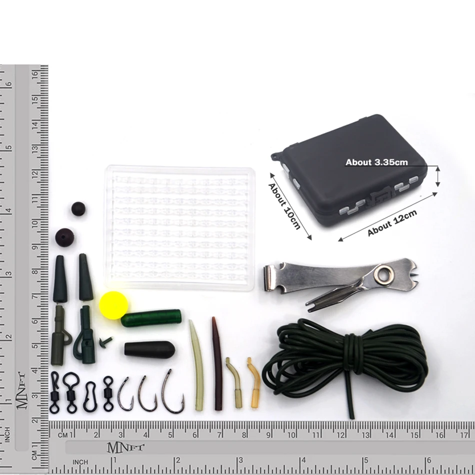 Набор рыболовных снастей MNFT 1 набор для ловли карпа|lead clip|fishing tackle boxtackle box |