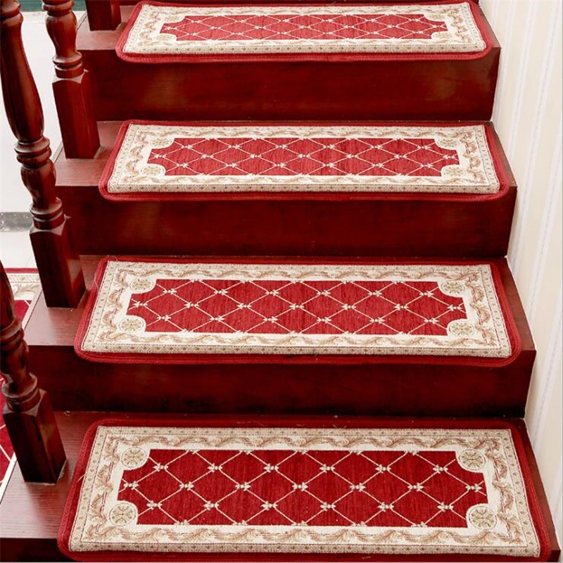 beibehang High-end new square stair step mat glue-free self-adhesive non-slip mat living room corridor carpet mats can be custom