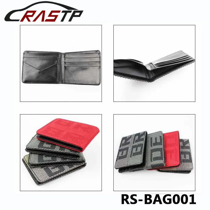 

JDM Style 4 Styles Customized Bride Racing Fabric JDM Bride Wallet Money Clip RS-BAG001