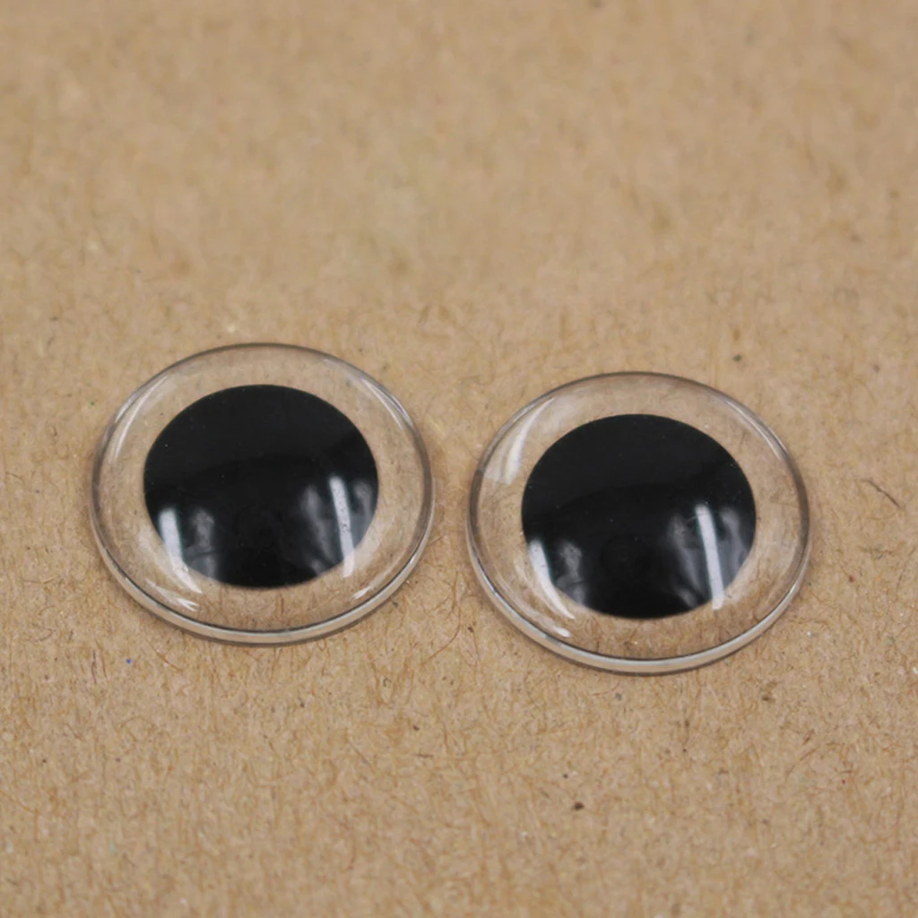 

New 1 Pair Plastic Concave Eyes for 12'' Blythe Doll DIY Making Black Pupil Safety Plastic Eyes Make Up Dolls Repair Accessories