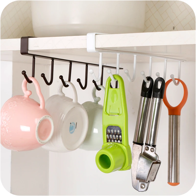 

Iron Kitchen Storage Rack Cupboard Hanging Hook Shelf Dish Hanger Chest Storage Shelf Bathroom Organizer Holder